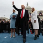 डोनाल्ड ट्रम्प शपथ ग्रहण के दौरान