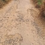 भ्रष्टाचार का पर्याय बनी डेढ साल पहले बनी सड़क