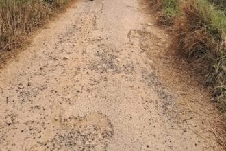भ्रष्टाचार का पर्याय बनी डेढ साल पहले बनी सड़क