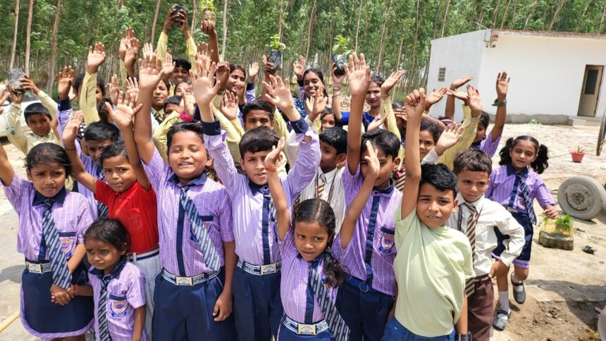 नालंदा इंटरनेशनल स्कूल, कुशीनगर में मनाया गया पृथ्वी दिवस