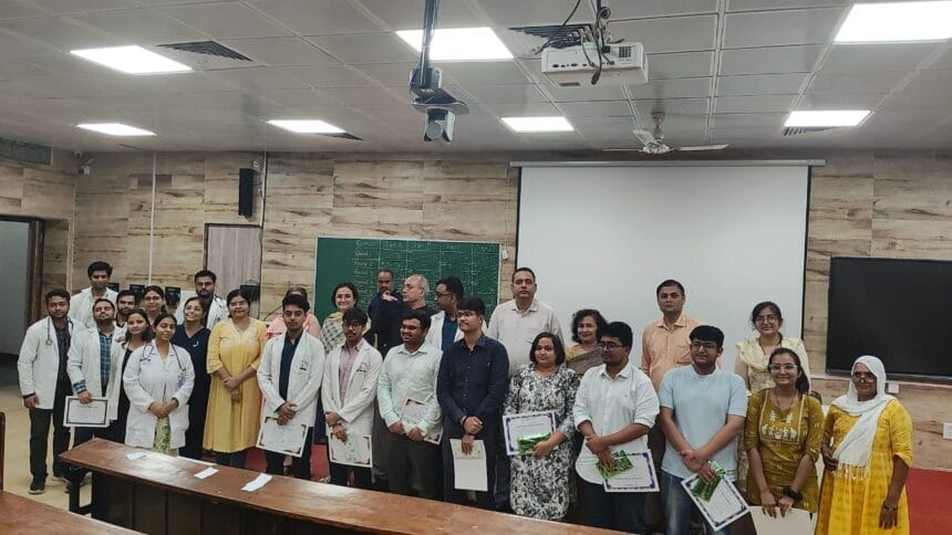 एआईआईएमएस बीबीनगर टीम ने जीता आई.ए.पी. पीडियाट्रिक क्विज़ खिताब
