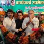 राष्ट्रीय लोक दल का मंडलीय कार्यकर्ता सम्मेलन, त्रिलोक त्यागी का 51 किलो की माला से भव्य स्वागत